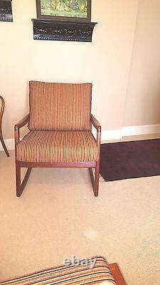 Very Nice Ole Wanscher Rocking Chair John Stuart Signed Both Ways