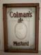 Very Rare Antique Colman's Mustard Hand Painted Window Advertisement Britain 36