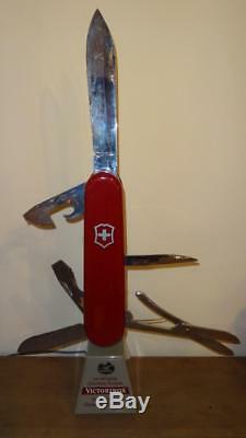 Victorinox Original Swiss Army Knife Big Store Motorized Moving Display Sign Vtg