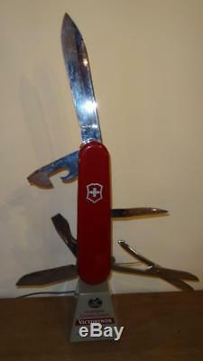 Victorinox Original Swiss Army Knife Big Store Motorized Moving Display Sign Vtg