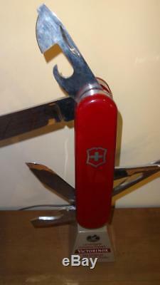 Victorinox Original Swiss Army Knife Big Store Motorized Moving Display Sign Vtg