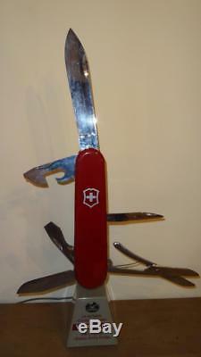 Victorinox Original Swiss Army Knife Big Store Motorized Moving Display Sign Vtg