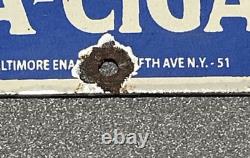 Vintage 12 1951 Los Angeles Times Porcelain Sign Car Gas Oil Truck Motorcycle