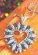Vintage 14k Gold Heart Pendant Blue Sapphire Diamond Signed Alwand Vahan