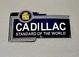 Vintage 15 Cadillac Dealership Porcelain Sign Car Gas Oil Truck Motorcycle
