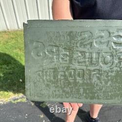 Vintage 1920s Dutchess Trousers Clothing Tin Advertising Sign Atlantic IA