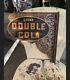 Vintage 1930s Double Cola Flange Sign