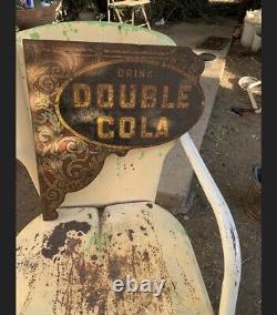 Vintage 1930s Double Cola Flange Sign