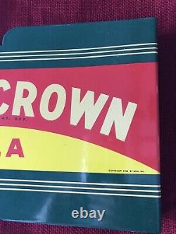 Vintage 1931 Royal Crown Cola Flanged 2 Sided 141/4 X 81/2 Inch Porcelain Sign