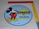 Vintage 1937 Mickey Mouse Walt Disney Sun Oil Co. Sunoco Porcelain Gasoline Sign
