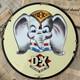 Vintage 1940 Dx Lubricating Motor Fuel Dumbo 12 Inch Porcelain Enamel Sign