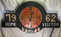 Vintage 1940's Basketball Scoreboard Working Condition Shipping Available