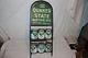 Vintage 1940's Quaker State Motor Oil Gas Station Display With6 Metal Cans Sign