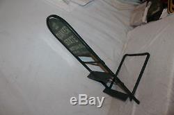 Vintage 1940's Quaker State Motor Oil Gas Station Display With6 Metal Cans Sign