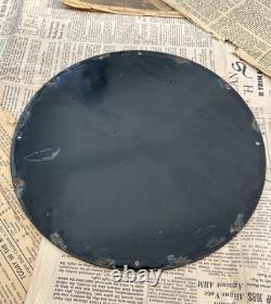 Vintage 1943 Sunoco Car Saver Service 12 Inch Porcelain Enamel Sign