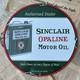 Vintage 1947 Sinclair Opaline Gasoline Dealer 12 Inch Porcelain Enamel Sign