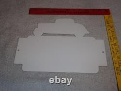 Vintage 1950 Hot Rod Shop Auto Parts Lightning 12 Metal Car Gasoline & Oil Sign