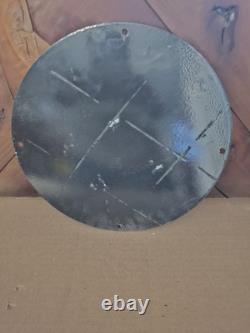 Vintage 1950's Farm Fresh Milk Porcelain Sign