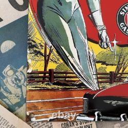 Vintage 1952 Sinclair Gasoline Antirust 8x12 Inches Porcelain Enamel Sign