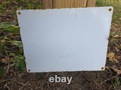 Vintage 1952 Whizzer Sales & Service Porcelain Enamel Sign Scooter 16 X 12