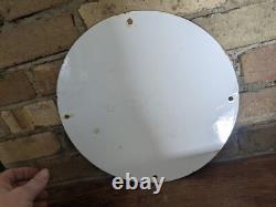 Vintage 1957 Signal Gasoline Porcelain Gas Station Pump Sign 12