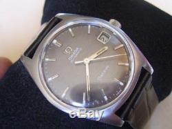 Vintage 1960's Ss Omega Geneve Date Automatic Cal 565 6 X Signed 5987