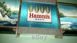 Vintage 1960s Hamm's Beer Panoramic Rippler Motion Scene-o-Rama Lighted Sign