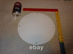 Vintage 1961 Lady Luck Woman Gasoline Station Casino 11 3/4 Porcelain Metal Sign