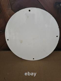 Vintage 1962 Firestone Tires Porcelain Gas Oil Auto Car Tire Service Sign 12