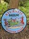 Vintage 1963 Dated Atlantic Gasoline Jetsons 12 Porcelain Sign Car Gas Oil