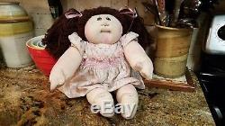 Vintage 1979 Cabbage Patch Kids Girl Doll Hand Signed by Xavier. Babara Velma