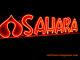 Vintage 1980's Sahara Neon Antique Sign Miniature Las Vegas Deco / Collectable