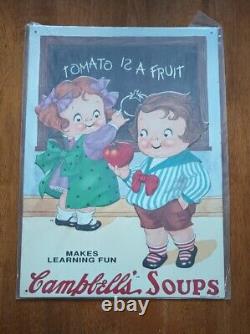 Vintage 1993 Campbells Soup Metal Signs Set Of 18 NIB Rare