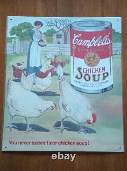 Vintage 1993 Campbells Soup Metal Signs Set Of 18 NIB Rare