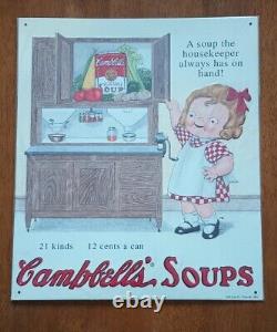 Vintage 1993 Campbells Soup Metal Signs Set Of 18 NIB Rare