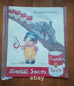 Vintage 1993 Campbells Soup Metal Signs Set Of 18 NIB Rare