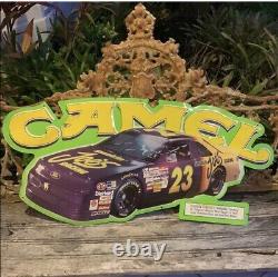 Vintage 1994 Hut Stricklin Smokin' Joe NASCAR Sign