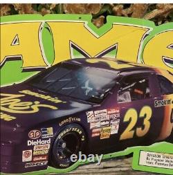 Vintage 1994 Hut Stricklin Smokin' Joe NASCAR Sign