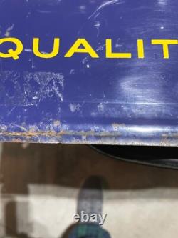 Vintage 29 Original SST Embossed We Sell Bird Building Materials Tin Sign