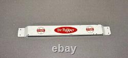 Vintage 32 Dr Pepper Soda Cola Door Push Bar Porcelain Sign Car Gas Oil Truck