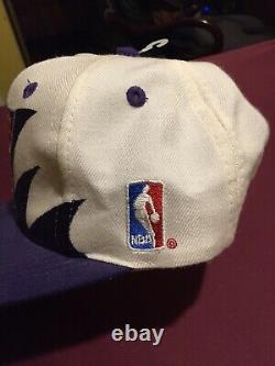 Vintage 90s Signed Phoenix Suns Logo Athletic Sharktooth Snapback Hat NBA