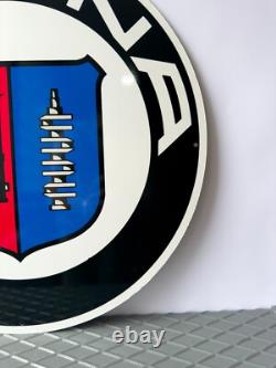Vintage ALPINA Logo German Tuning Heritage Heavy Metal Sign 19.7 (50cm)