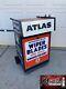 Vintage Atlas Wiper Blades Service Station Cabinet Gas & Oil