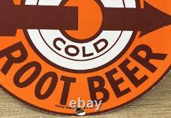 Vintage A & W M-m-m Good! Porcelain Sign Dennis The Menace Root Beer Float Vintage A & W M-m-m Good! Porcelain Sign Dennis The Menace Root Beer Float