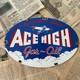 Vintage Ace High Gas-oil 8x12 Inches Porcelain Enamel Sign