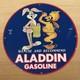 Vintage Aladdin Gasoline Porcelain Sign Gas Oil Sale Service Station Pump Plate