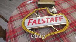 Vintage /Antique Falstaff Beer Neon Sign Works