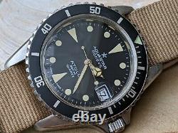 Vintage Aquastar Atoll 200M Diver withMint Dial, Warm Patina, Signed Crown, Serviced
