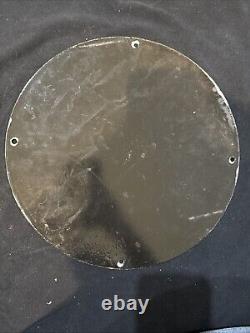Vintage Art Mercury Monterey Pinup Girl Porcelain Gas Oil Motor Service Ad Sign