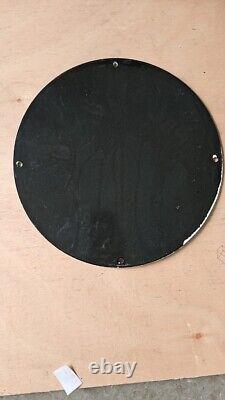 Vintage Art Polaroid Snap It Donald Duck Porcleain Gas Oil Mancave Pump Ad Sign